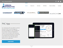 Tablet Screenshot of jobsoninteractive.com